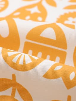 Дорожка на стол «Этель» Yellow garden 40×149 см, 100% хлопок, саржа 190 г/м², белая/жёлтая