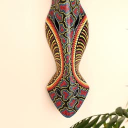 Маска «Жираф», 50×15×7 см, дерево