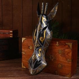 Маска «Жираф», 50×15×7 см, дерево