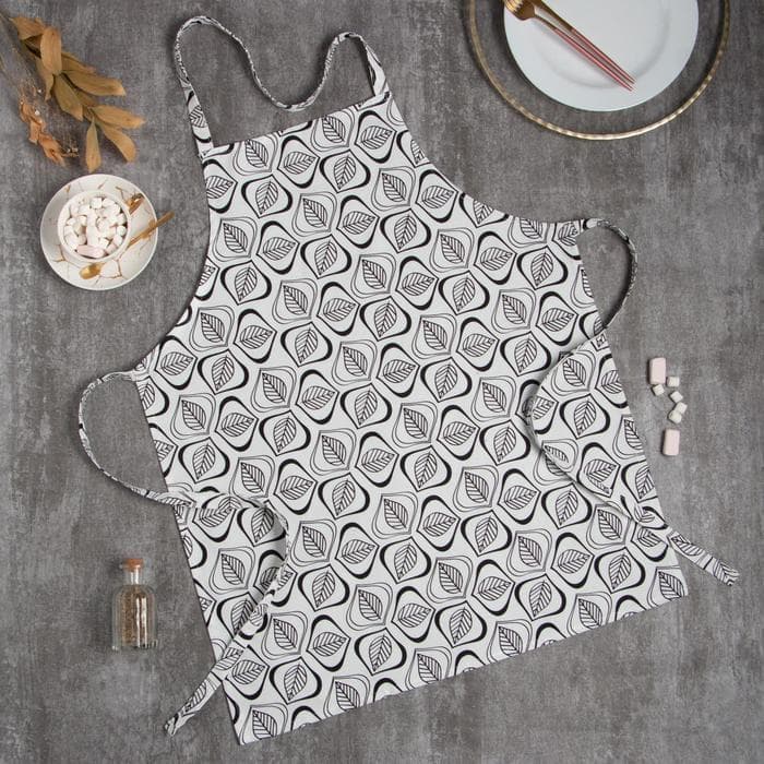 Фартук кухонный «Этель» Leaves, 60×70 см, 100% хлопок, саржа 190 г/м²