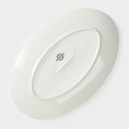 Блюдо фарфоровое овальное Magistro «Лакомка», 30×20×1.5 см, белое