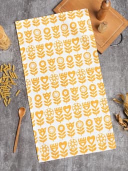 Полотенце «Этель» Yellow garden, 40×73 см, 100% хлопок, саржа 190 г/м²