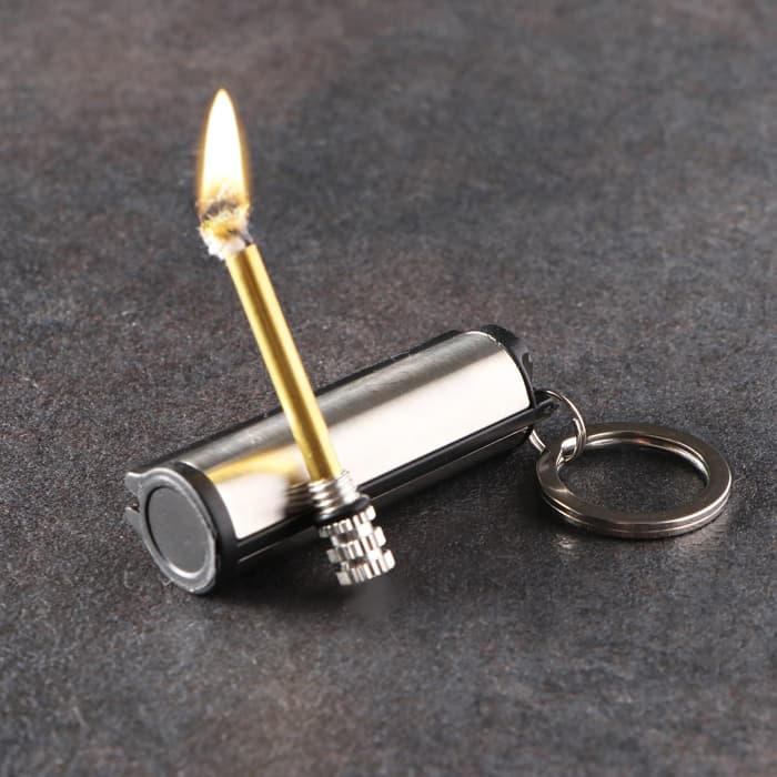 Вечная спичка «Сильва» туристическая 6.5 см, с кольцом