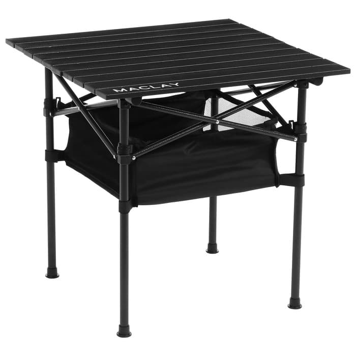 Стол туристический Maclay, 58×58×58 см, с органайзером, цвет чёрный