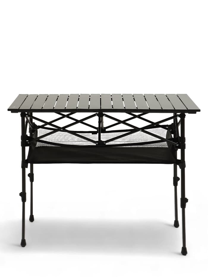 Стол туристический Maclay, 95×55×50/74 см, с органайзером, чёрный
