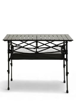 Стол туристический Maclay, 95×55×50/74 см, с органайзером, чёрный