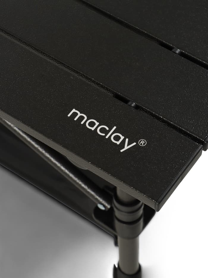 Стол туристический Maclay, 95×55×50/74 см, с органайзером, чёрный