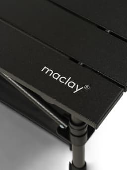 Стол туристический Maclay, 95×55×50/74 см, с органайзером, чёрный