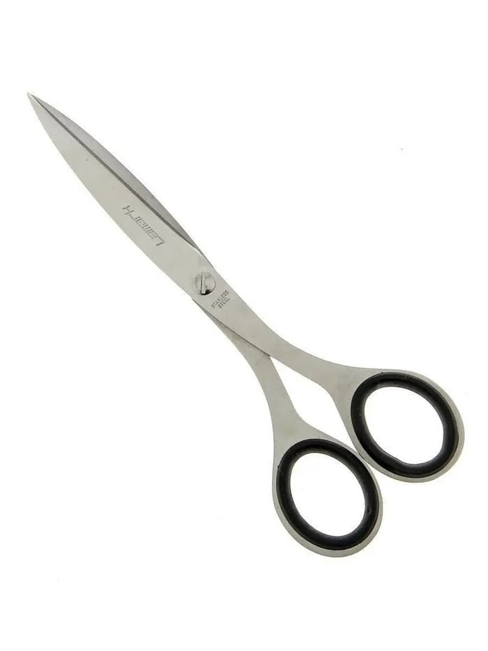 Ножницы Lamark 16.5 см, металлические ручки с резиновой вставкой