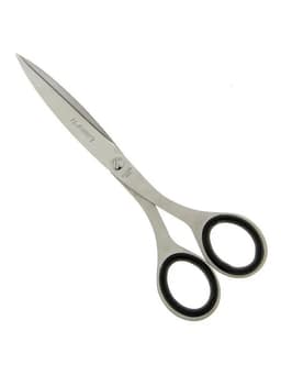 Ножницы Lamark 16.5 см, металлические ручки с резиновой вставкой