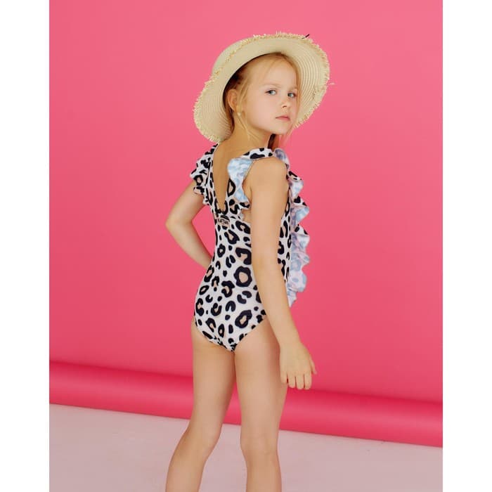 Купальник для девочки слитный KAFTAN «Леопард», размер 28 (86-92 см)