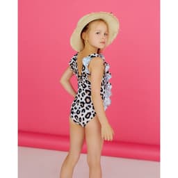 Купальник для девочки слитный KAFTAN «Леопард», размер 30 (98-104 см)