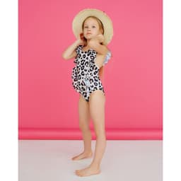 Купальник для девочки слитный KAFTAN «Леопард», размер 32 (110-116 см)