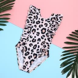 Купальник для девочки слитный KAFTAN «Леопард», размер 32 (110-116 см)