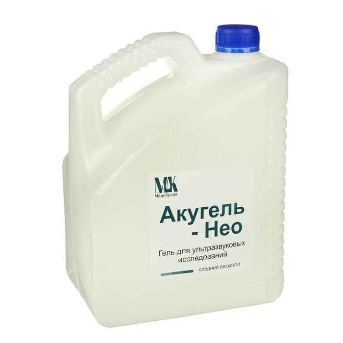 Универсальный гель «Акугель-Нео» средней вязкости для ультразвуковых исследований, 5 кг
