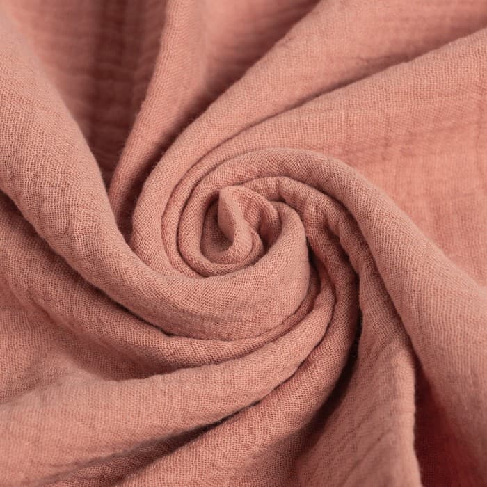 Пелёнки муслиновые «Крошка Я», 135×100 см, набор 2 шт., 100 % хлопок, оранжевая, розовая