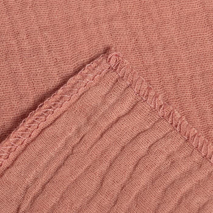 Пелёнки муслиновые «Крошка Я», 135×100 см, набор 2 шт., 100 % хлопок, оранжевая, розовая