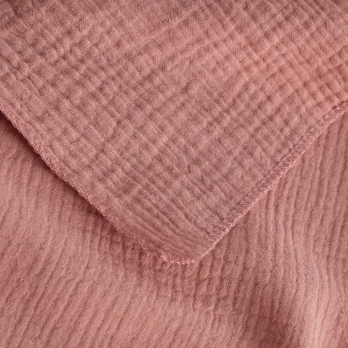 Пелёнки муслиновые «Крошка Я», 135×100 см, набор 2 шт., 100 % хлопок, оранжевая, розовая