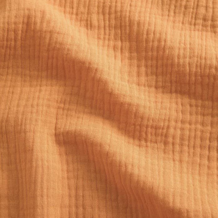 Пелёнки муслиновые «Крошка Я», 135×100 см, набор 2 шт., 100 % хлопок, оранжевая, розовая