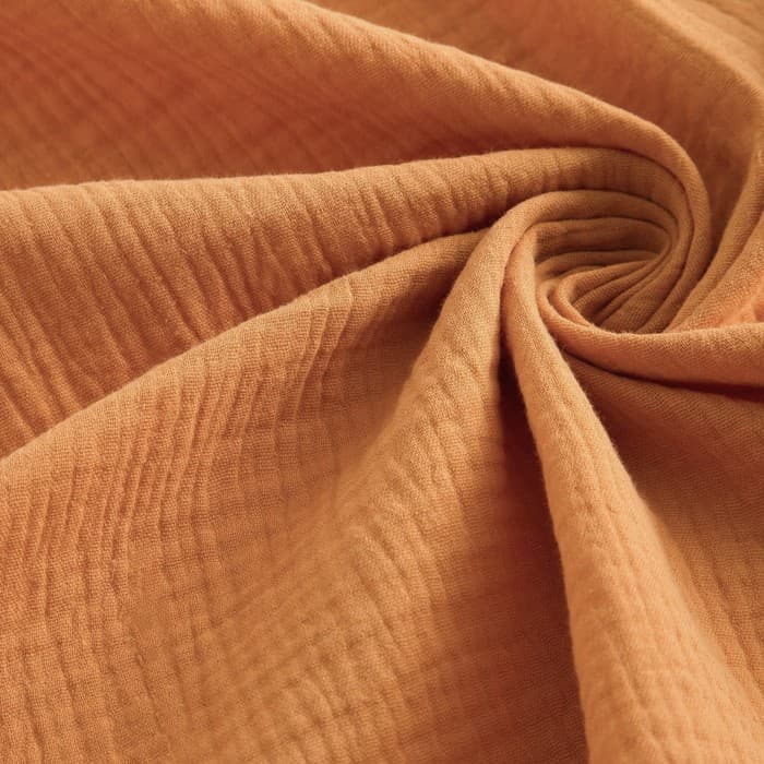 Пелёнки муслиновые «Крошка Я», 135×100 см, набор 2 шт., 100 % хлопок, оранжевая, розовая