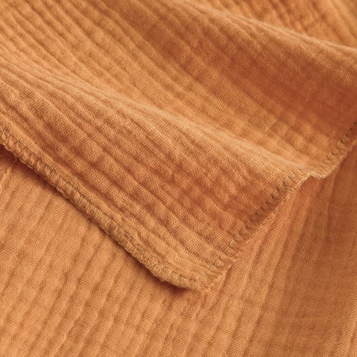 Пелёнки муслиновые «Крошка Я», 135×100 см, набор 2 шт., 100 % хлопок, оранжевая, розовая