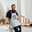Фартук кухонный мужской «Этель. Любимый муж и лучший папа», 73×71 см, 100% хлопок, репс 210 г/м²
