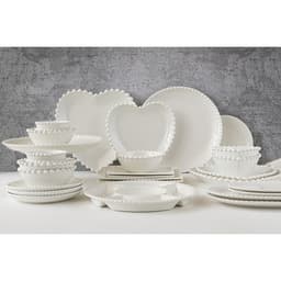 Менажница Magistro «Лакомка», d=30 см, 5 ячеек, фарфор, белая