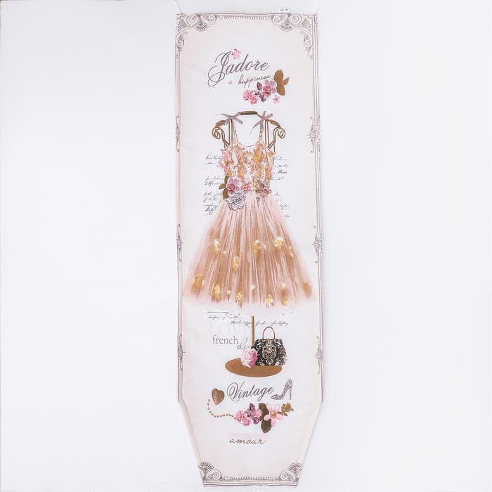 Чехол для гладильной доски Nika, 130×42 см, с поролоном, МИКС