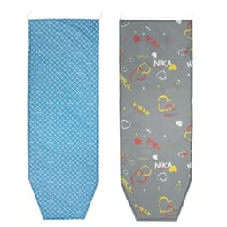 Чехол для гладильной доски Nika, 125×40 см, с поролоном, антипригарный, МИКС