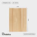 Доска разделочная Adelica «Классика», 40×30×3 см, дерево берёза