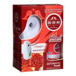 Комплект До-Ре-Ми Премиум «Гранат» 250 мл, автоматический диспенсер + 2 батарейки