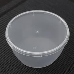 Контейнер одноразовый с крышкой «Супница», 360 мл, пластик, d=11.2 см, прозрачный
