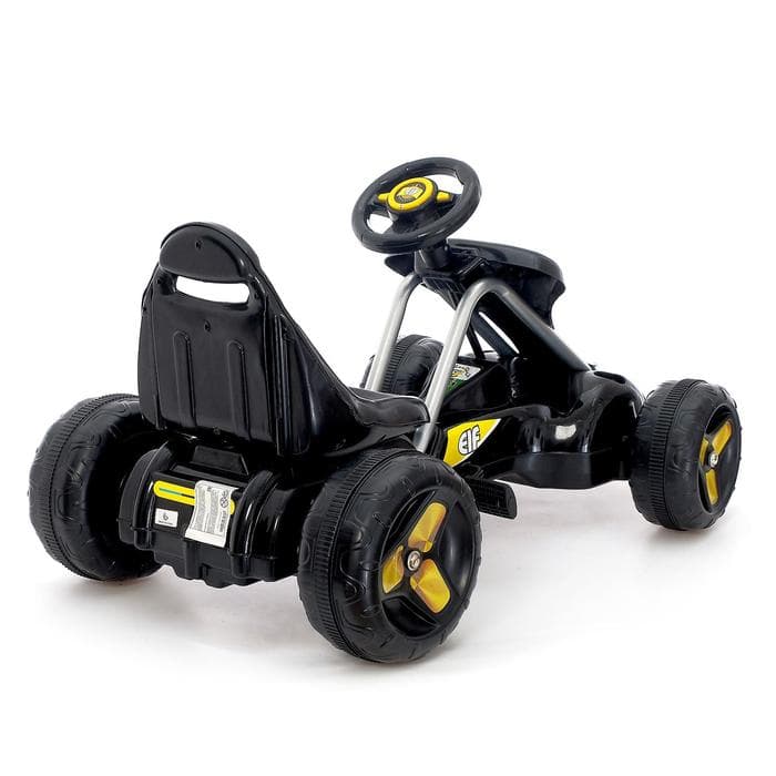 Веломобиль GO KART, звук, цвет чёрный