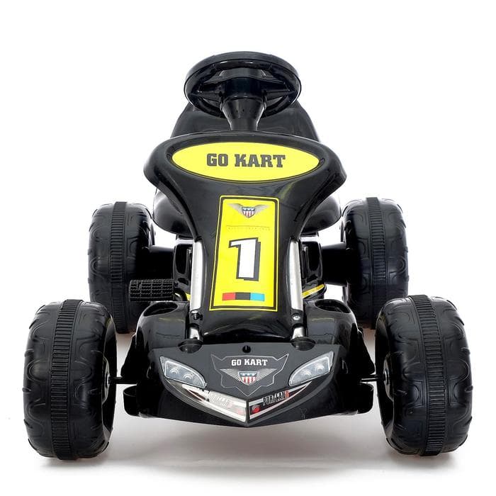 Веломобиль GO KART, звук, цвет чёрный