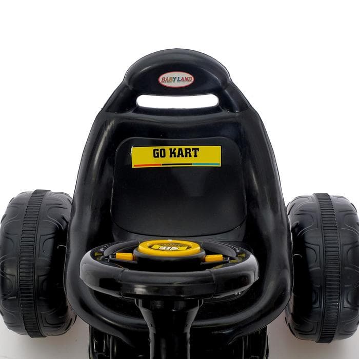 Веломобиль GO KART, звук, цвет чёрный