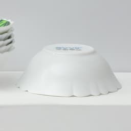 Столовый сервиз «Лист папоротника», 37 предметов, стеклокерамика, белый