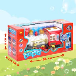 Паровоз «Классический» с мыльными пузырями, работает от батареек, свет и звук