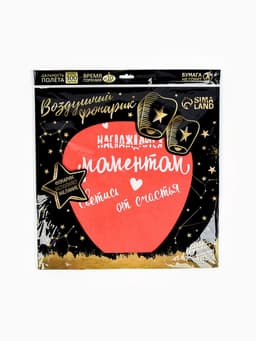 Фонарик желаний «Наслаждайся моментом», купол