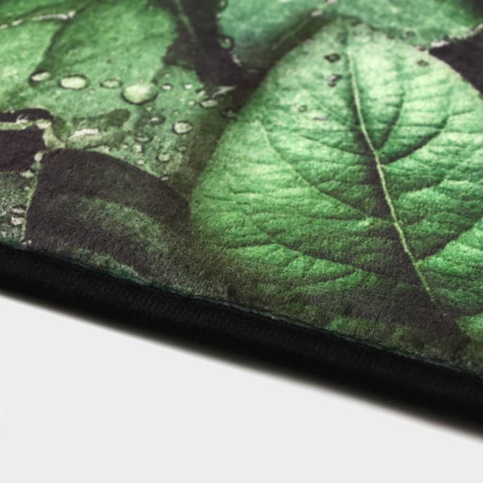 Набор ковриков для ванны и туалета Доляна «Тропики», 3 шт., 50×80, 45×50, 38×43 см