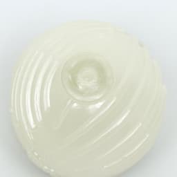 Игрушка для собак «Шар с полосками», 6.5 см, светящаяся в темноте