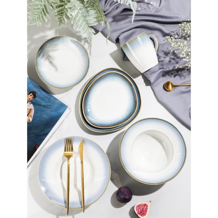 Тарелка для пасты Magistro «Пэвэти», 430 мл, d=21 см, фарфор, белая