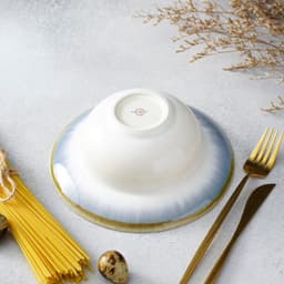 Тарелка для пасты Magistro «Пэвэти», 800 мл, d=19.5 см, фарфор, голубая