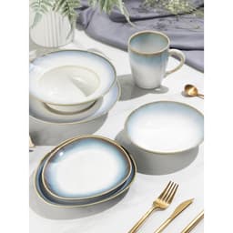 Тарелка для пасты Magistro «Пэвэти», 800 мл, d=19.5 см, фарфор, голубая