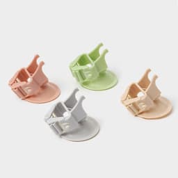 Держатель для уборочного инвентаря на вакуумной присоске, 5.5×5.5×7 см, МИКС