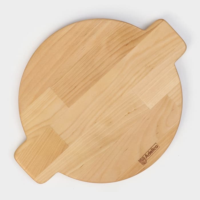Подставка для сковороды деревянная Adelica, 30×24×1.8 см, внутренний диаметр 22 см, берёза