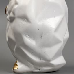 Копилка для денег «Сова оригами», гипс, белая, 11×9.5×13.5 см