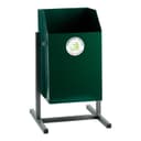 Урна для мусора «Квадрат», уличная, 18 л, 50×31×31 см, бак 0.5 мм, зелёная