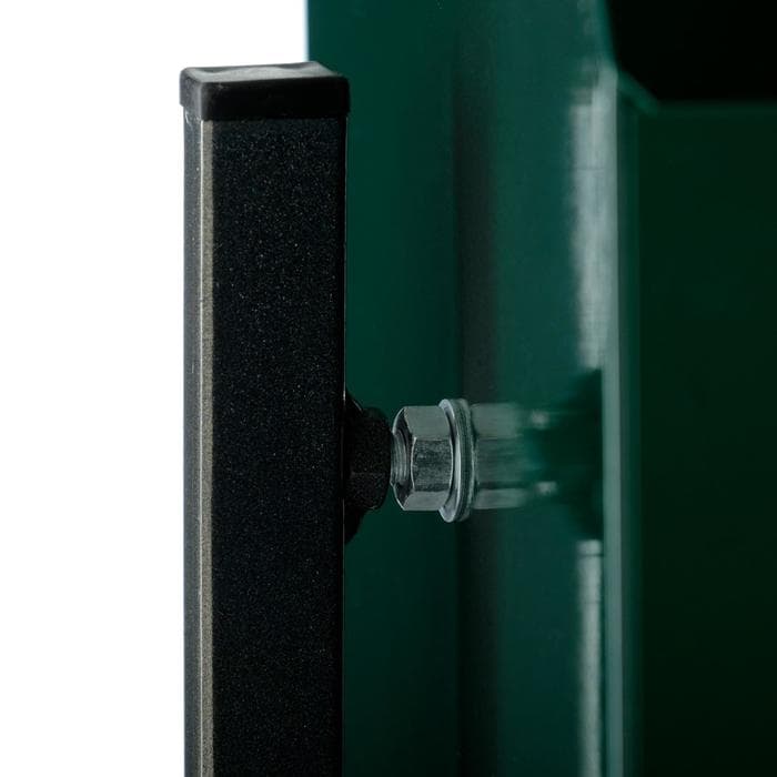 Урна для мусора «Квадрат», уличная, 18 л, 50×31×31 см, бак 0.5 мм, зелёная