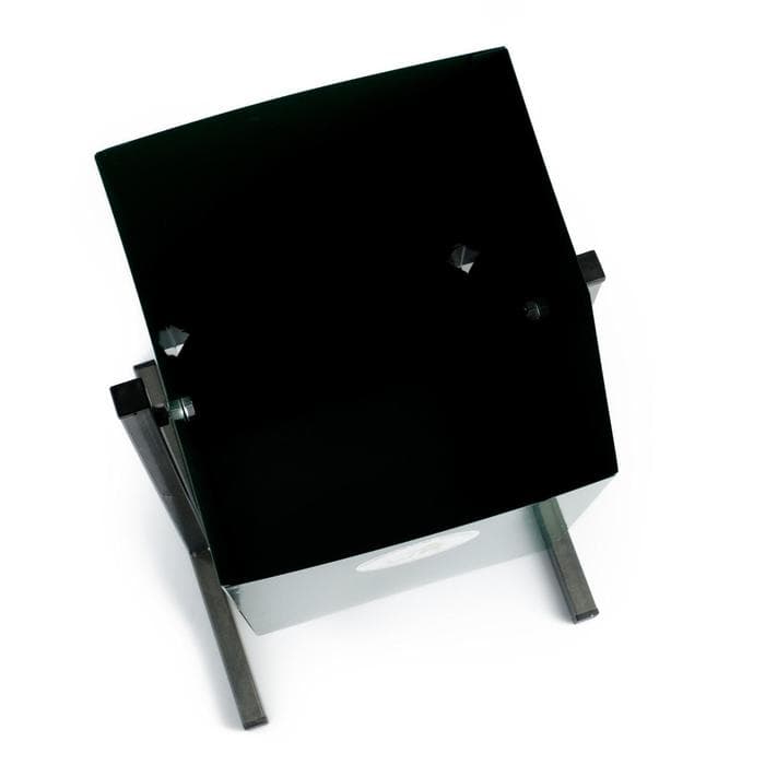 Урна для мусора «Квадрат», уличная, 18 л, 50×31×31 см, бак 0.5 мм, зелёная