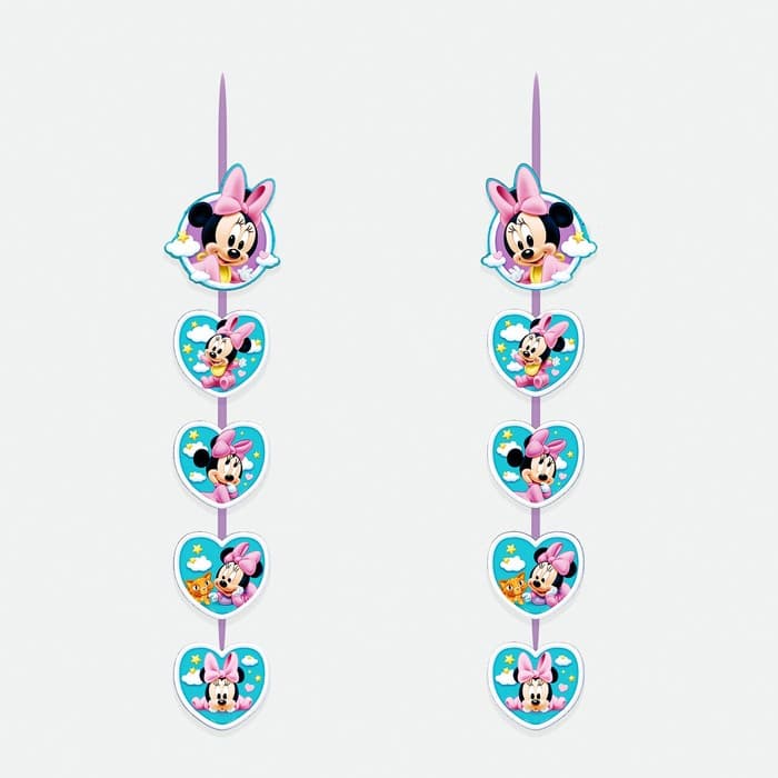 Гирлянда на люверсах «Мне 1 год», длина 137 см, Минни Маус